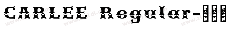CARLEE Regular字体转换